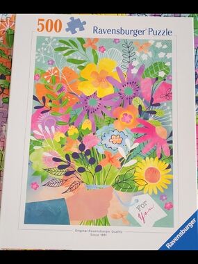 Ravensburger Floral Bouquet Puzzle Called Flowers To You